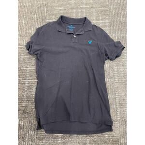 American Eagle Large Tall Classic Fit Short Sleeve Polo Shirt Men’s
